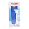 Men"s Shaver Sharpener Blade Sharpening Cleaning Rubber Blue Reusable Shaver Clean Tool