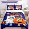 3Pcs Custom Name Bluey Bedding Set Duvet Cover Closure Includes 1Duvet Cover 2Pillowcases Soft And Comfortable For All Seasons