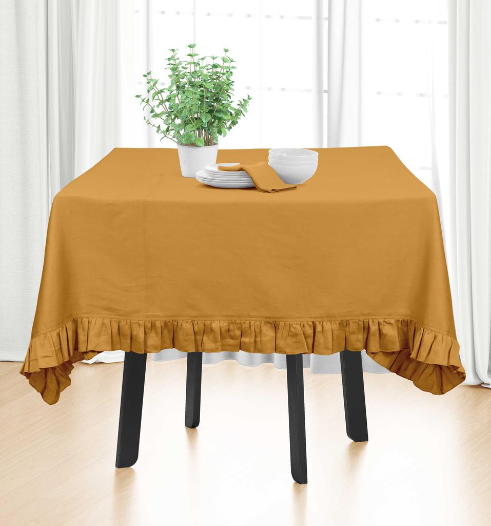 Vargottam Домашний декор Скатерти для вечеринок Твердые покрытия для обеденного стола Моющиеся скатерти-54X108