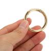 20pcs 40MM Spring O Rings Gold Snap Clips Jewelry Tools Snap Hooks  Pet Chains