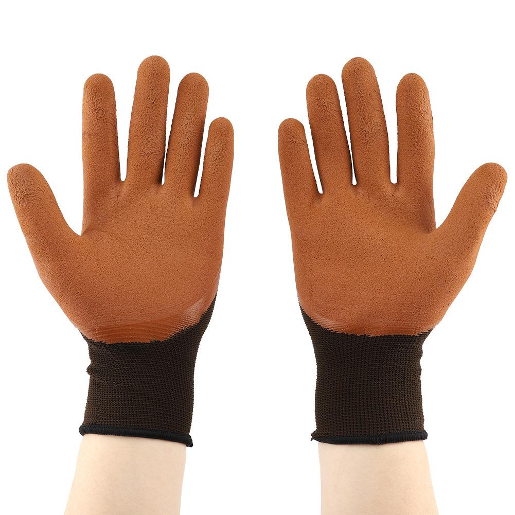 1 пара нескользящих водонепроницаемых перчаток для садовых работ и погрузочно-разгрузочных работ