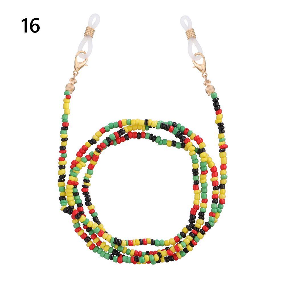 Разноцветные цепочки для очков, бусины, цепочки для масок, держатель для очков, ремешок, цепочки для очков, ремешок для маски из бисера