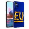 Чехол для телефона для Xiaomi Redmi Note 15 14 5G 13 12 10 11 Pro Plus 4G 14C 13C 12C Мягкий ТПУ Чехол Флаг ЕС