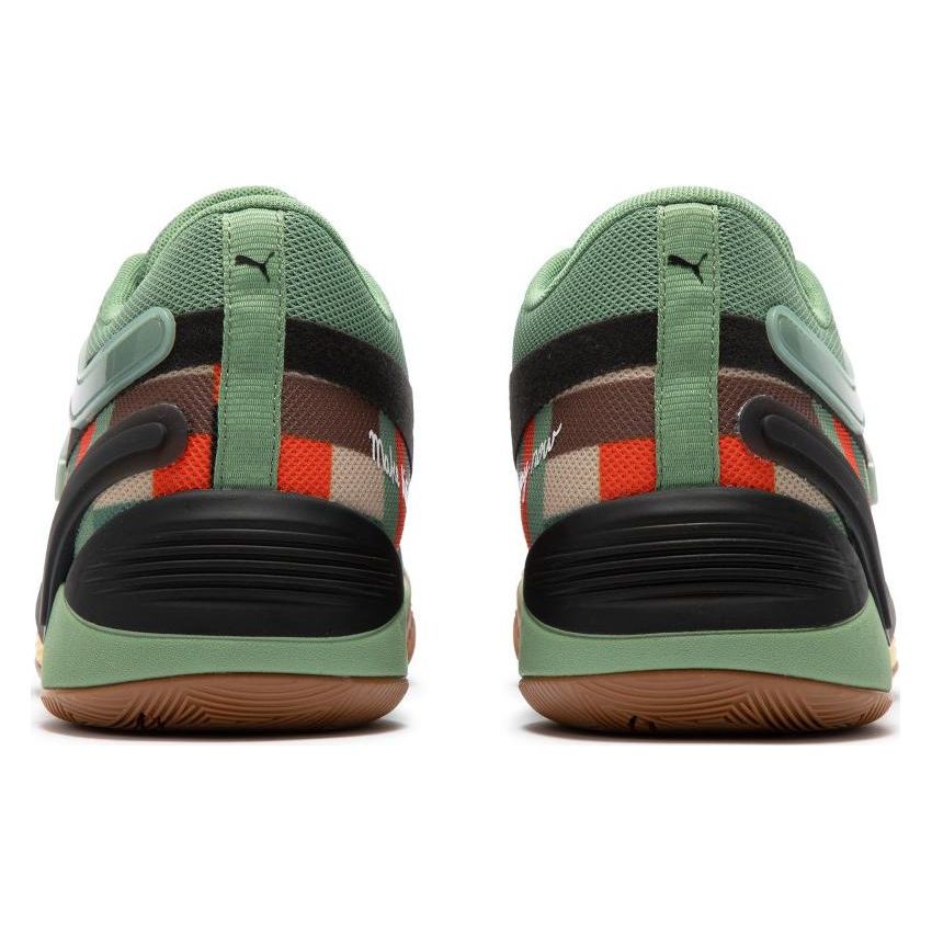 Puma Trc Blaze Court Модные универсальные нескользящие прочные баскетбольные кроссовки с низким верхом для мужчин, кроссовки зеленые 377583-02