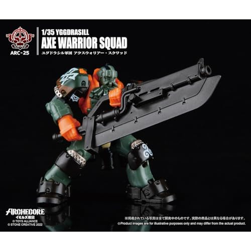 HiPlay TOY ALLIANCE Масштаб 1/35 Archecore ARC-25 Корпус Иггдрасиль Отряд Воинов с Топорами Экшн-фигурка (Предварительно окрашенный, Собрано)
