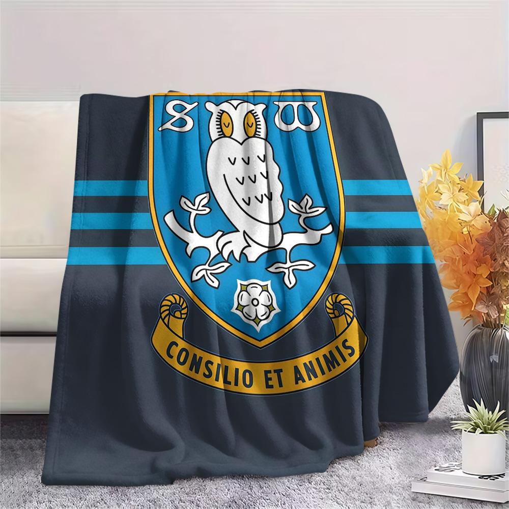 Sheffield Wednesday Flannel Blanket, High quality Comfortable for All Seasons, Home Decor, Warmth and Comfort