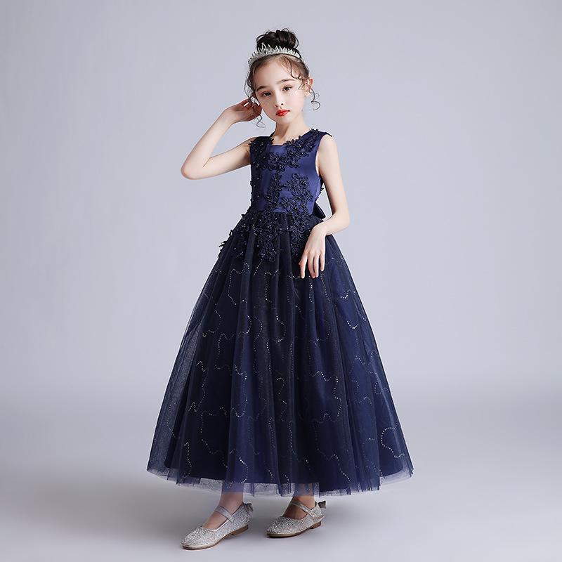 High-End Flower Girl Princess Tutu Dress for Weddings and Performances