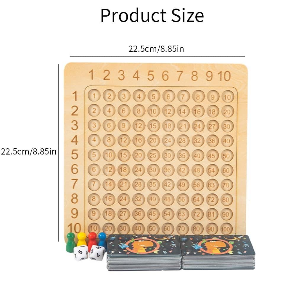 99 Таблица умножения Детская головоломка для дошкольного образования Таблица девяносто девять умножения