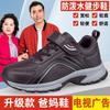 2025 Autumn New Fashion Trend Elderly Shoes Women's Shoes Mother Shoes Middle-aged and Elderly Walking Shoes Men's Shoes Waterproof Leather Surface