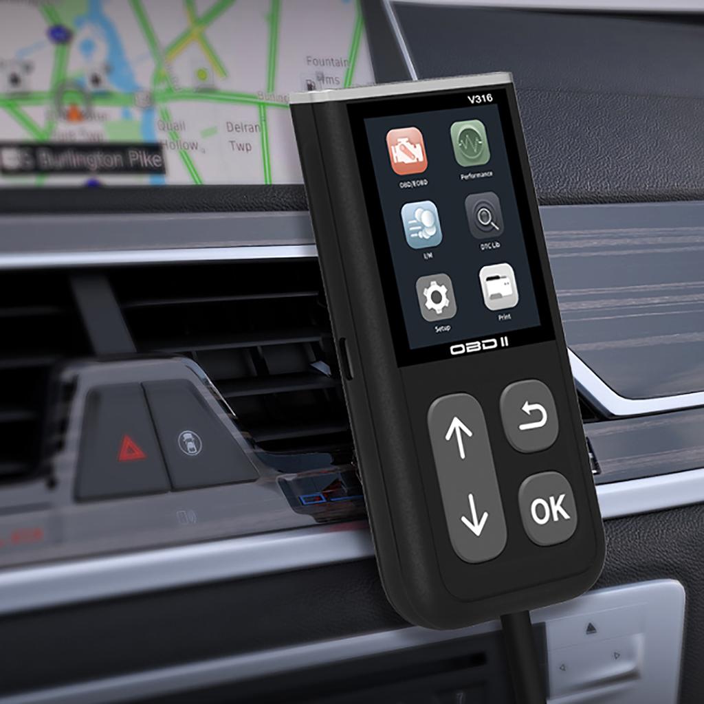 Сканер V316 OBD2 Считыватель автомобильных кодов с Bluetooth, неисправность двигателя, считывание кодов, очистка кодов, просмотр данных стоп-кадра, проверка готовности I/M, диагностическое сканирование CAN