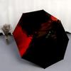 1pc Lord of the Rings Automatic Folding Umbrella - Compact 8-Rib Design, Durable Plastic & Iron1078L