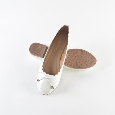 Кружевные балетки женские весенне-летние с круглым носком на плоской подошве 2025 с мелким вырезом милые черные туфли-бини