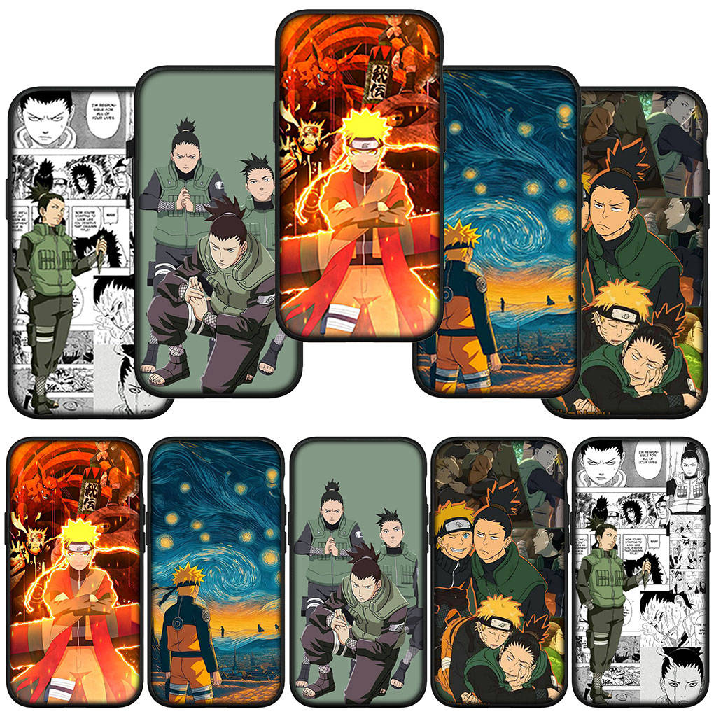 Чехол для телефона Samsung Galaxy S25 S24 S23 iPhone 16 15 Xiaomi Redmi Note 14 13 12 16E 11 Pro Max XR OPPO Moto Huawei Nara Shikamaru аниме Наруто чехол