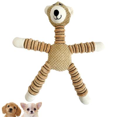 FOily TOily Игрушка для собак Игрушка-жевалка Прочная мягкая игрушка для собак Издает звуки Чистка зубов Тяни Маленькие Средние Собаки Подарок (нести)