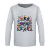 5573 Мальчики Девочки Roblox Игра Принт Круглый Вырез Длинный Рукав Толстовка Топ