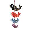 Stylish and Popular Koi Nobori (carp Streamer) Hanging Decoration for Indoor Use, Perfect As a Tabletop Toy, or As a Miniature May Doll for Boys' Day