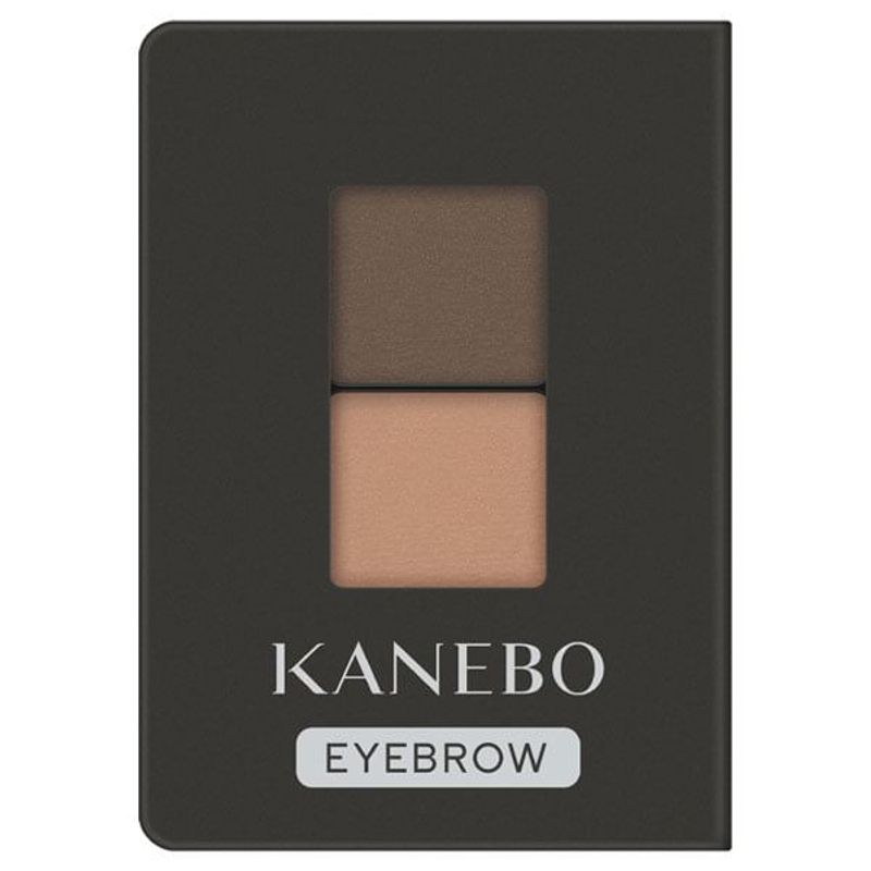 Kanebo - Сменная палетка для бровей Duo ED2 Темно-коричневый оттенок