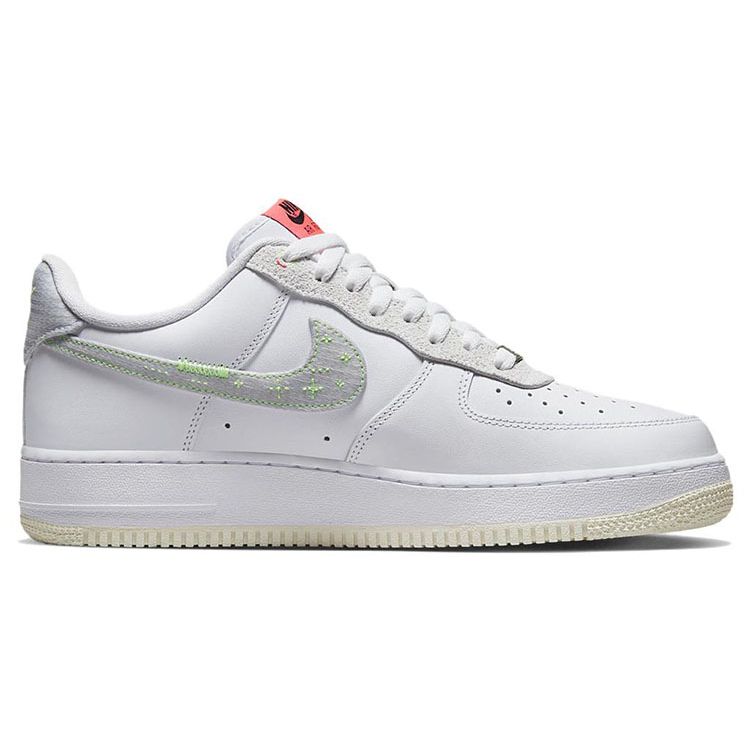 Nike Air Force 1 07 LV8 Just Stitch It - белые кроссовки унисекс цвета кокосового молока Mountain-White FB1853-111
