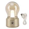 Vintage LED Bulb Table Lamp Nightstand Light Small Desk Lamp Eye Friendly Bedside Lamp for Bedroom