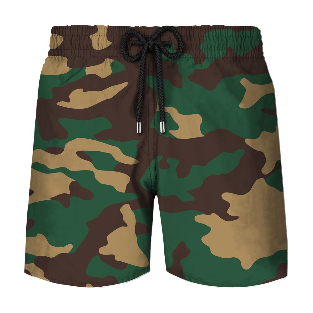 Beach Pant 3D Print Jungle Camouflage Men Swimming Trunks Swimwear Shorts Beach Shorts Swimsuit Surf Board Quick Dry Briefs