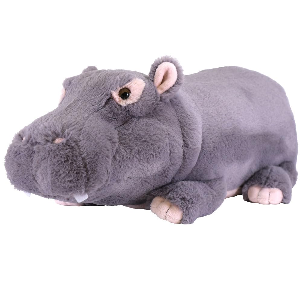 Sunlemon Lap Cover 25 X 44 X 17 Cm Stuffed Animal Cute Zoo Hippo P-1133