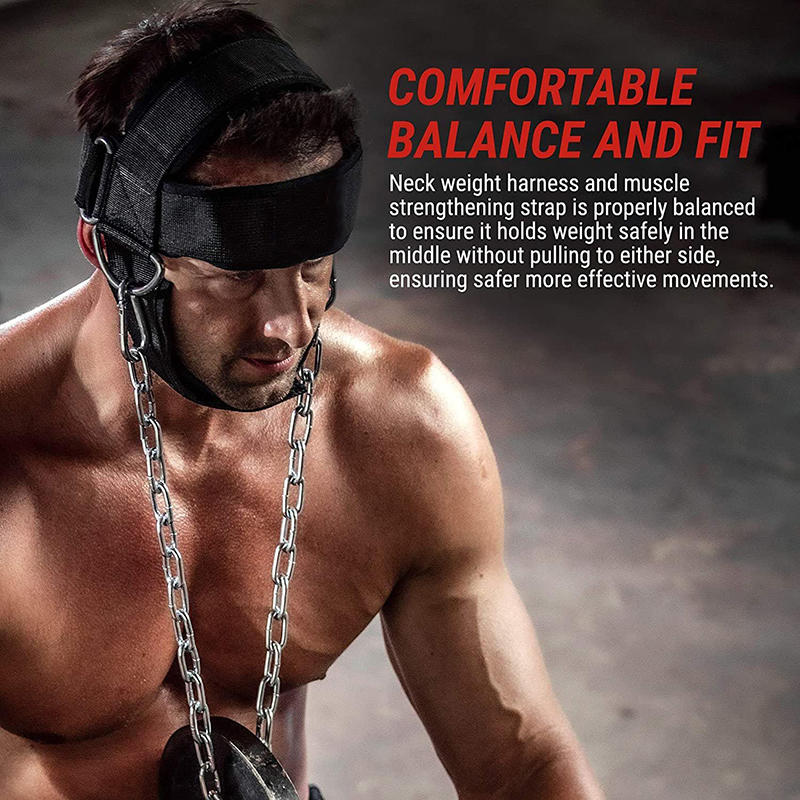 Head Neck Training Head Harness Weight Bearing Cap Body Strengh Adjustable Exercise Strap Neck Muscle Power Training Gym Fitness