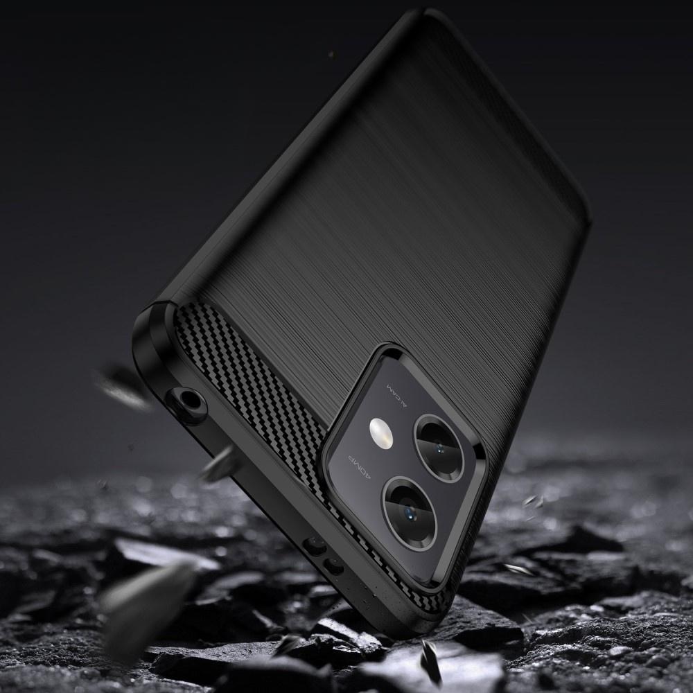 Case for Xiaomi Redmi Note 12 5G / POCO X5 5G, Karbon, black