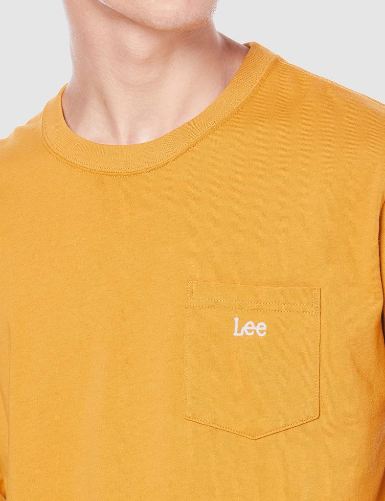 Футболка Lee COMFORT POCKET TEE Medium с длинным рукавом, Желтая,