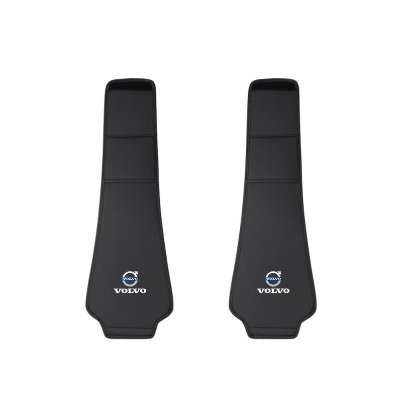 Car Leather Headrest Cover Seat Pillow Protective Set For Volvo V70 S90 XC40 S80 V90 EX90 EM90 C40 V60 V40 XC90 S60 C30 XC60 V50