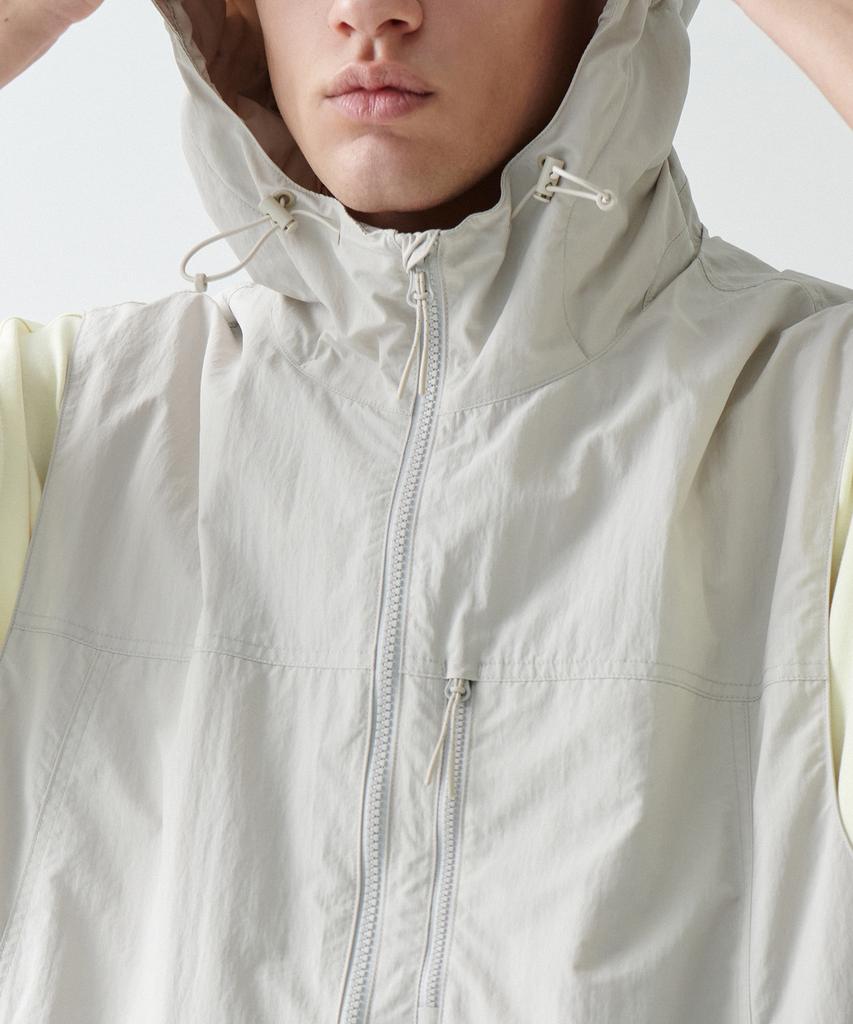 Musinsa Standard [City Leisure] Hooded Vest [Dusty Cream]