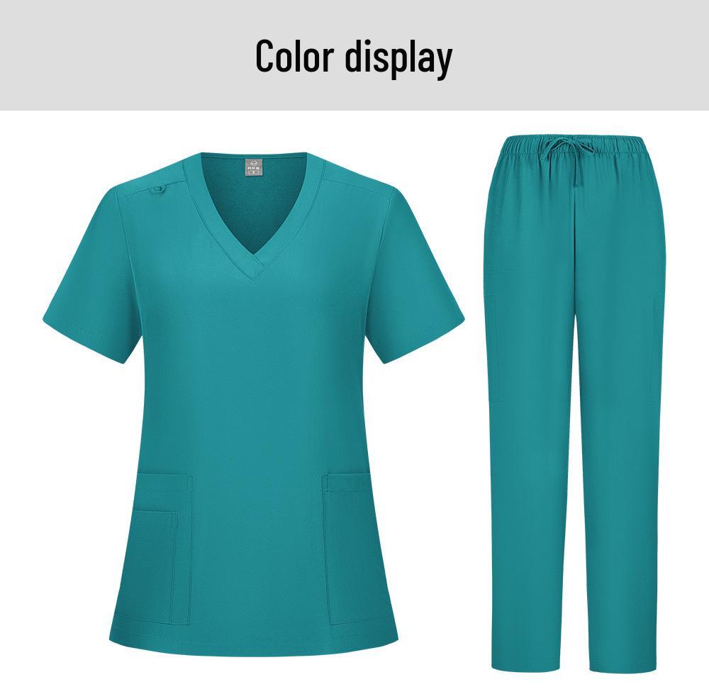 Autumn Unisex Spa & Salon Scrub Suit - Sweat-Absorbing, Heat-Dissipating Clinic Uniform
