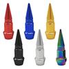 Solid Stem Nut Wheel Air Caps Aluminum Car Wheel Tire Valve Caps Spiked Valve Stem Caps Wheel Air Valve Cover for Most Vehicles