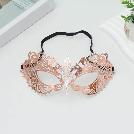 Маскарадная подушка для лица, маскарадный костюм Марди Гра, металлическая подушка для глаз со стразами на Хэллоуин для карнавала, вечеринки, сувениры