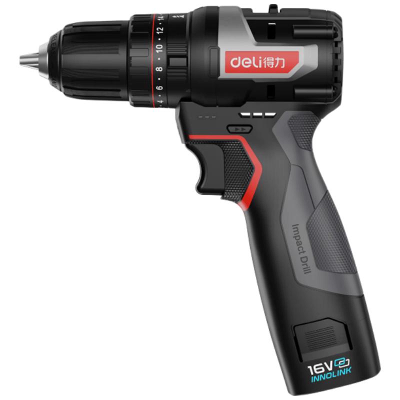 Deli 16V Cordless Lithium Power Drill and Screwdriver CN plug (adapter included)