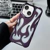 Flame Hollow Cooling Electroplated TPU Phone Case, Heat Dissipation Cover For iPhone18 Pro / 17 Pro