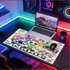 Custom Name Personalized Dandy's World Pattern Mousepad, Laptop PC Desk Mat, Decorative Desk Mat for Home Keyboard Pad Gift