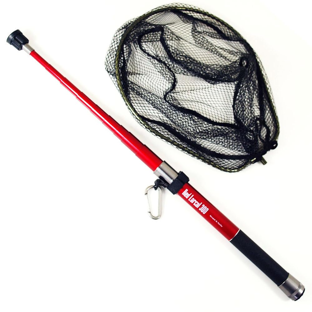 Набор сачков для посадочного вала, красный, Larcal 300, сачок для посадочного вала S, черный и + (Овальная рамка) (190141-бк)