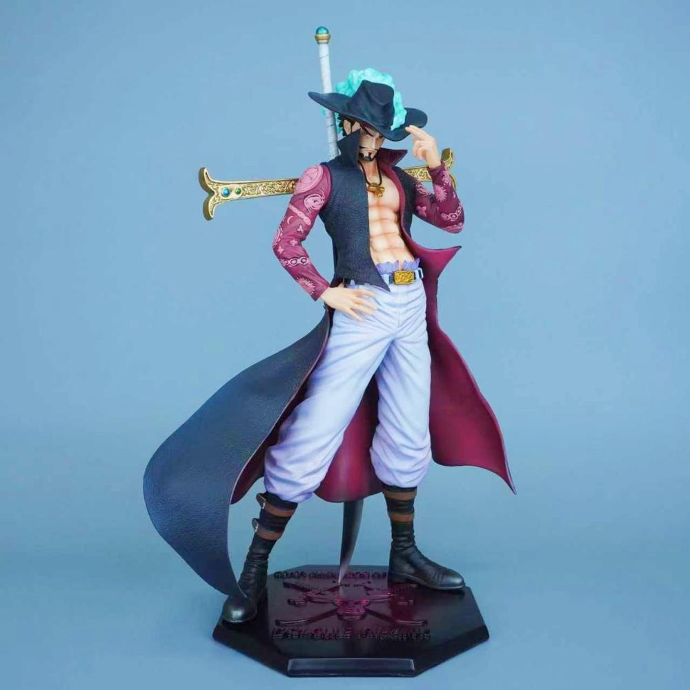 30 см/11,81 дюйма Аниме One Piece Фигурка Дракуль Михоук Фигурки Действия ПВХ Статуэтка Настольное Украшение Коллекционная Модель Игрушки Подарки Подвижная Артикулированная Масштаб