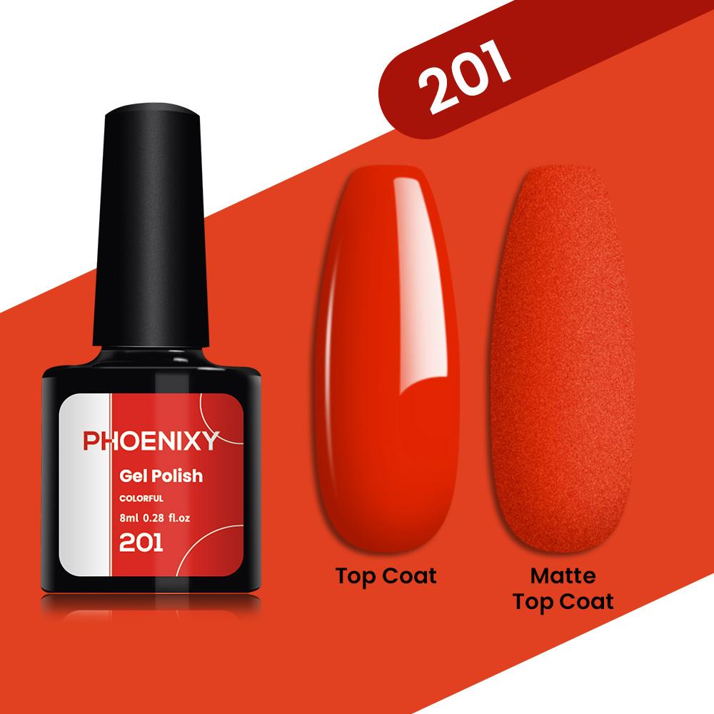 PHOENIXY, 8 мл, однотонный гель-лак для ногтей, замачиваемый цветной гель телесного цвета, розовый, фиолетовый, долговечный лак для ногтей, УФ-светодиодный лак для дизайна ногтей