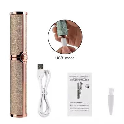 KM-206A высококачественный USB-перезаряжаемый пинцет для удаления волос на лице, электрическая женская бритва-триммер для бровей