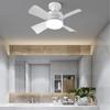 Ceiling Fan LED with Light Remote Control Dimmable E27 Base Modern Smart Wireless Fans Lighting for Bedroom and Living Room
