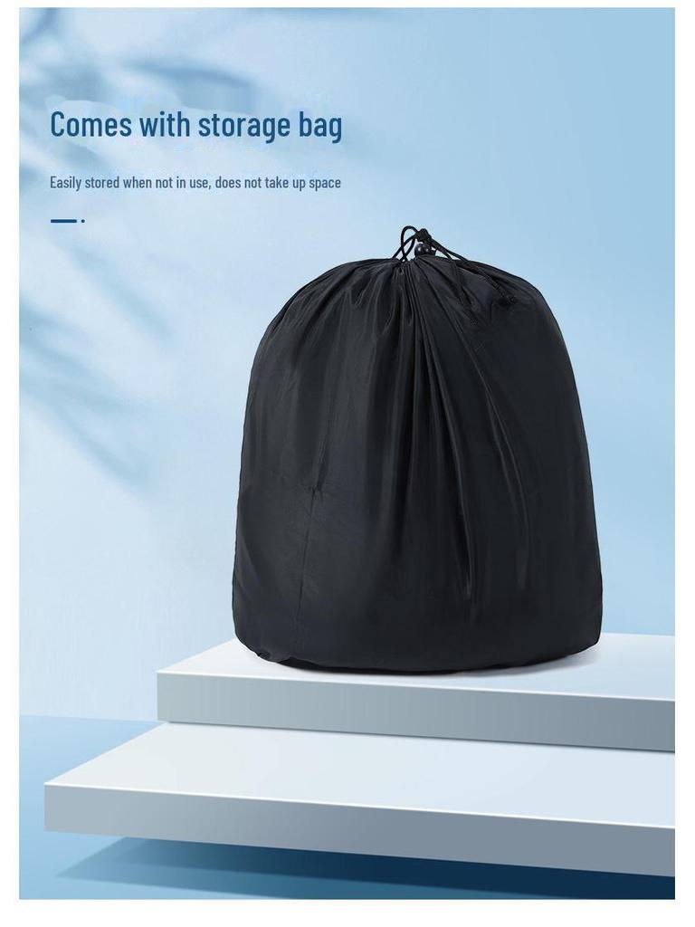 Автомобильная крышка: Мягкая алюминиевая пленка с полным покрытием, защита от пыли и солнца, теплоизоляция, черный/серебристый, солнцезащитный козырек