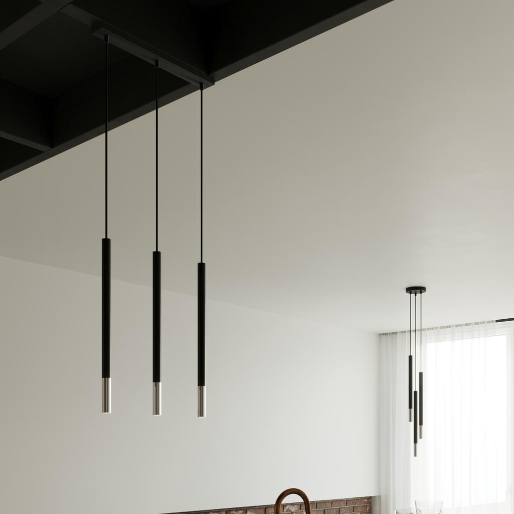 Lampa Wisząca Mozaica 3 G9 Czarny Sollux Sl.0887