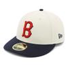 New Era LP 59FIFTY Cap MLB Boston Red Sox BOS UNDER VISOR ONSPOTZ and Low Summer Sun UV Cool Various Styles (70845767 NER35C1927) Chrome/Navy/White,