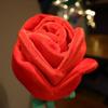 Красный искусственный цветок ветка модная имитация плюшевой розы букет роз День святого Валентина