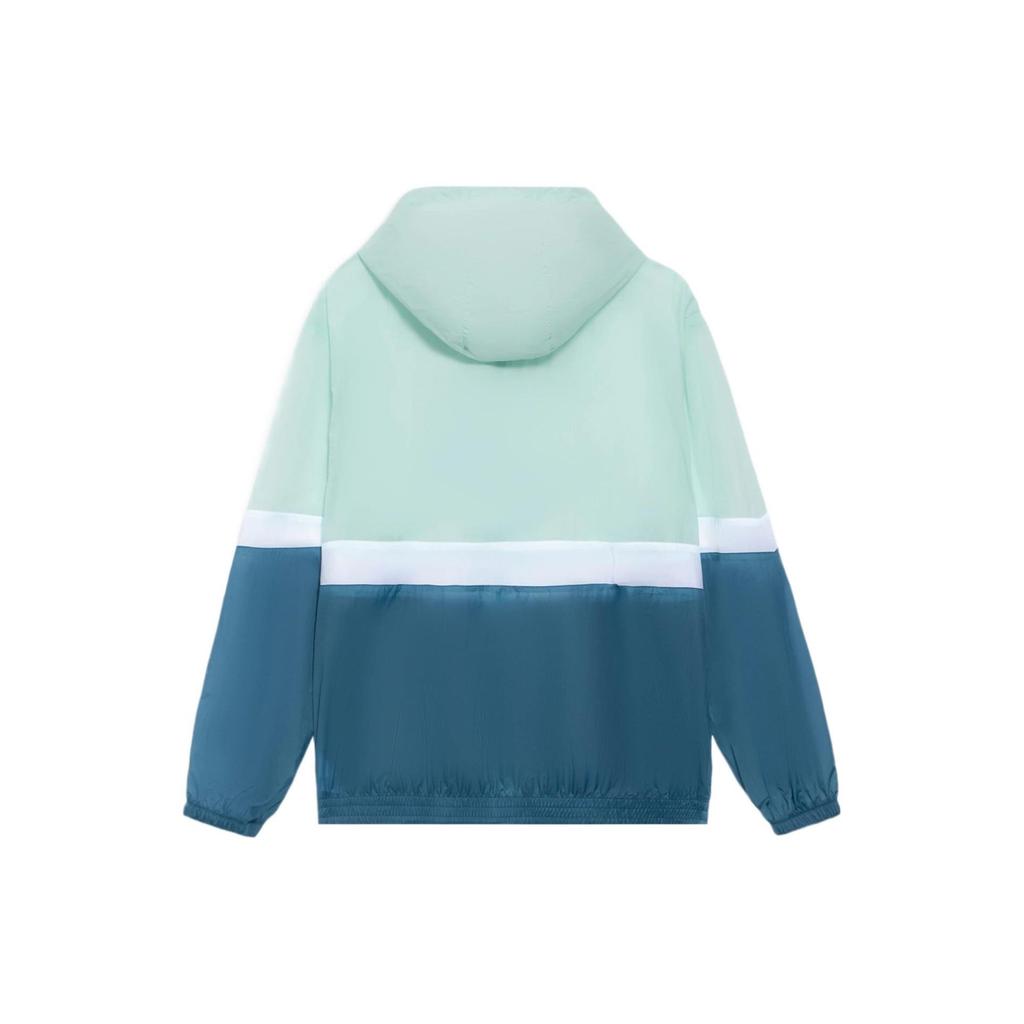 Li Ning Color Block Small Logo Sports Hoodie Jacket Men Jackets Dark-Blue AFDS309-4