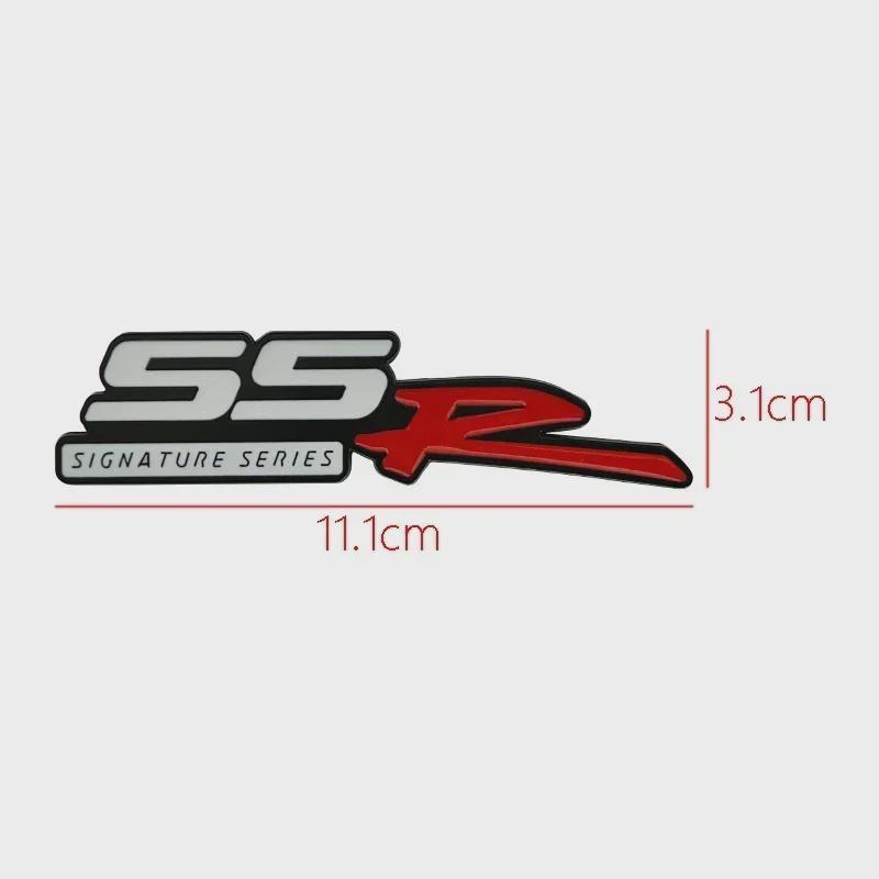 3D металлический логотип SSR на задний багажник автомобиля эмблема на крыло значок наклейки наклейки для Chevrol-et SS R аксессуары