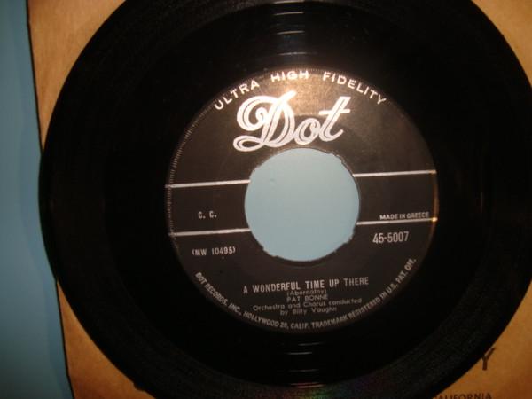 7-дюймовая пластинка ПЭТ БУН A Wonderful Time Up There 455007 Dot Records 1958 Греция Рок Б/у