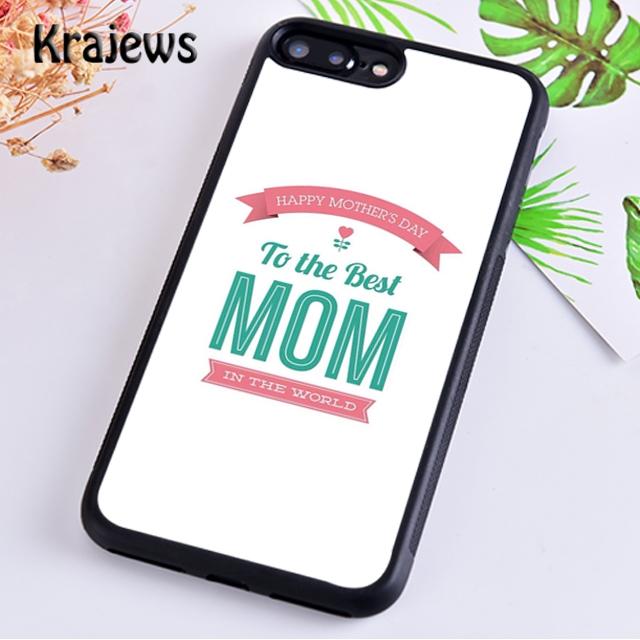 Krajews Best mom ever quotes Soft Phone Case Cover For iPhone 17 Air 16 15 14 plus 11 12 13 pro max Plus coque Fundas