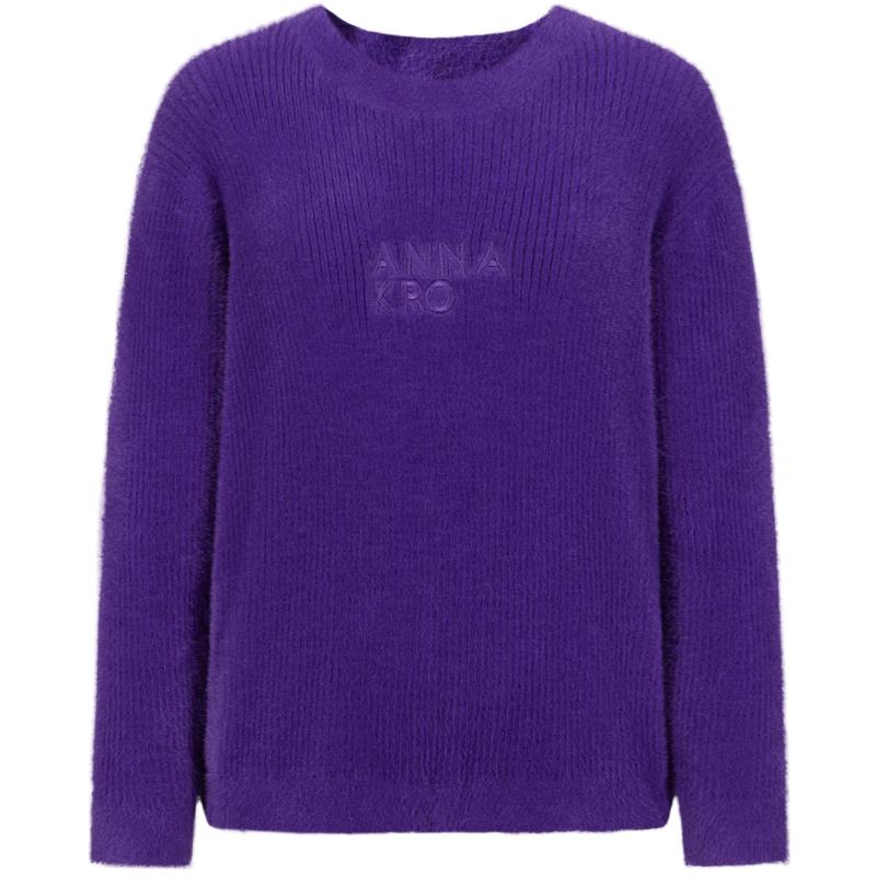 JZ Anneco Women's Cozy Round Neck Knit Sweater